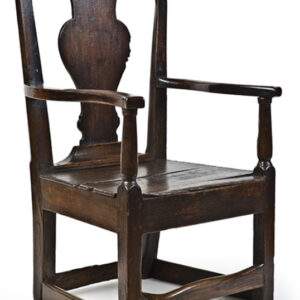 A rare 17th Century English oak armchair - AA2956