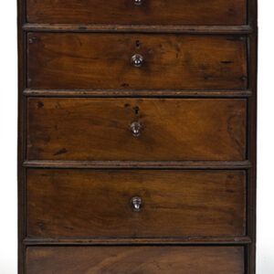 An Unusual 18th Century English Walnut & Oak Hanging Corner Chest - UK1107