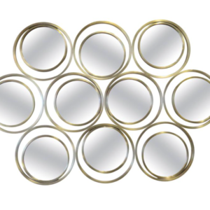 'A Cluster of Spheres' Eclectic Retro Style Mirror