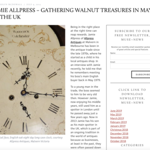 GATHERING WALNUT TREASURES IN MAY IN THE UK