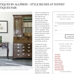 Style Riches Allpress Antiques