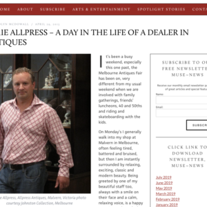 A Day in the Life of a Dealer in Antiques.