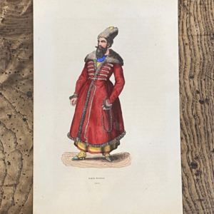 A Collection of Rare Mid 19th Century French, Hand Coloured Wood Engravings