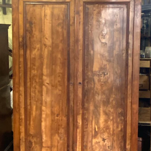Extremely Rare 18th Century French Solid Yew-wood Armoire