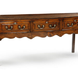 A rare mid 18th Century English elm low dresser - UK1787