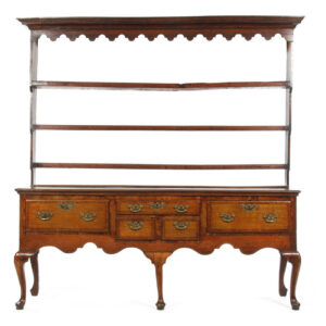 A George III English oak dresser base – UK1788a