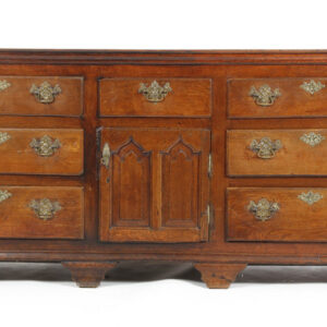 A mid 18th Century English country oak dresser base - UK1791