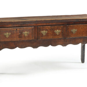 A mid 18th Century English oak dresser base - UK1795