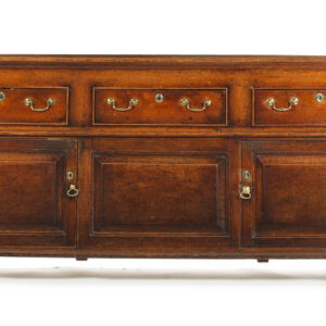 A fantastic 18th Century English oak dresser base of narrow proportions - UK1781