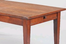 19th Century French Fruitwood Farmhouse Table - Image 2