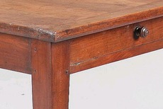 19th Century French Fruitwood Farmhouse Table - Image 3