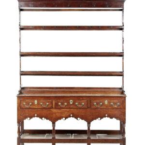 A George III country oak high dresser, Vale of Glamorgan, South Wales - UK1897a