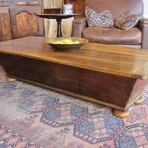 Early 19th Century French walnut and fruitwood coffee table - AA0858