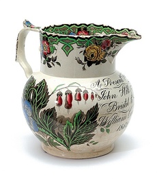 A rare 19th Century English large transfer pattern jug - Image 9