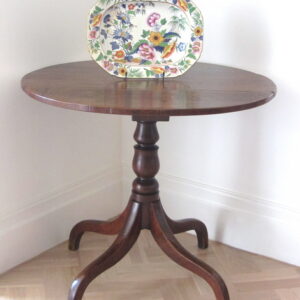 First quarter 19th Century English Country oak & fruitwood wine table - AA1512