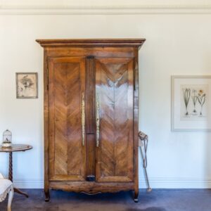Late 18th Century French chestnut and oak armoire