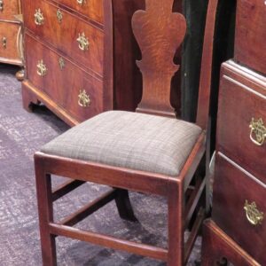 An 18th Century English Oak Country Chippendale Occasional Chair