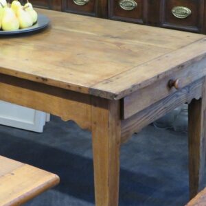 Mid 19th Century French oak farmhouse table - Desk of small proportions - AA1818