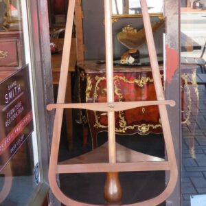 English Regency style brass inlaid mahogany easel. AA2047