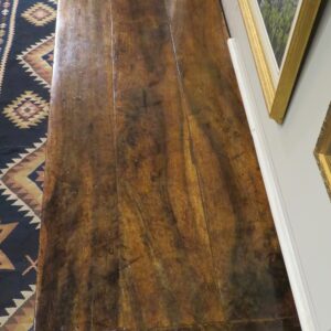 Rare early 19th Century French Figured Walnut Farmhouse Table