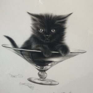 Black Kitten Martini by Mali Moir 2019
