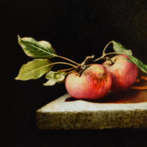 'Apples' oil on board Mali Moir