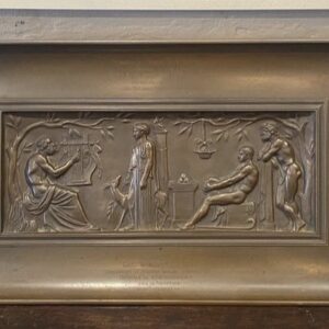 An exceptional 19th century  F. Barbedienne Foundry Bronze Tray by Ferdinand Levillian  1837 - 1905