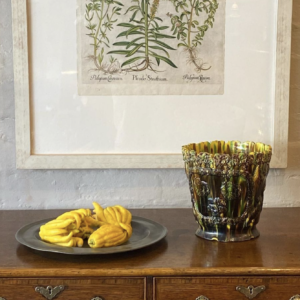 Using interesting, unusual fruits and vegetables in my displays, rather than floral.