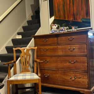 Two unusual 18th century English fruitwood (cherry) pieces, with a strong French influence.