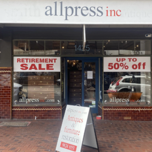 Clearance Sale of over 30 years in business