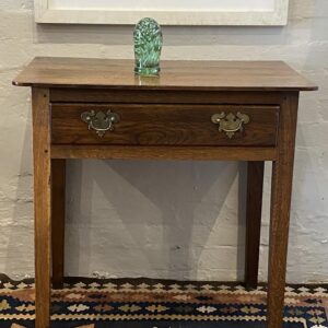 19th century French Provincial Oak side table.
