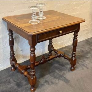 19th Century French Provincial Oak Side Table
