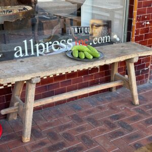 An early 19th Century English Oak Trestle