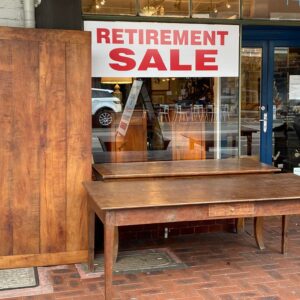 Farmhouse tables. New shipment recently arrived from Europe.