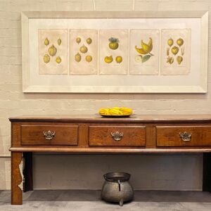 A rare mid 18th Century English oak dresser base, Midlands – UK1879