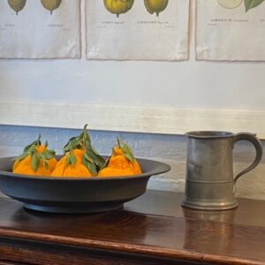 A Rare Large 19th Century English Wedgewood Black Basalt Bowl