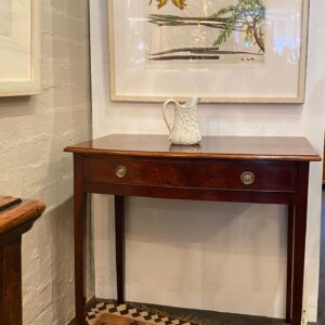 An attractive 18th century English George III mahogany bow fronted side/hall table