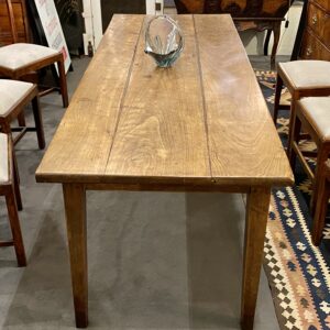 An unusual 19th century French fruitwood farmhouse table