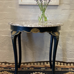 19th century French marble top occasional, corner, lamp table.