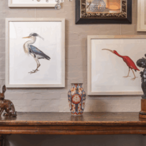 17th century English oak refectory table.
