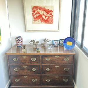 Georgianised 19th century English oak long chest