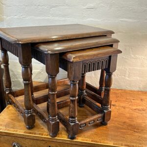 A Nest of English Oak Tables