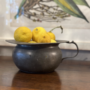 19th century English pewter potty.