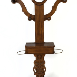Small 19th century English country oak hall/hat stand