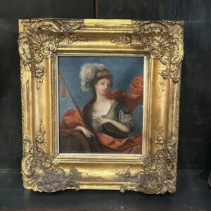 A rare 17th/18th century European oil, of a Classical Figure on copper.