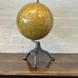A late 19th century English made 12” terrestrial globe - 1890