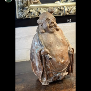 Softly Glazed Happy Buddha