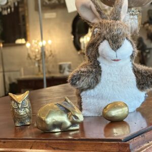 Cute little Easter Bunny window display.