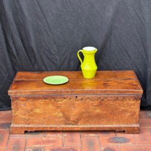 18th century European oak coffer/trunk.