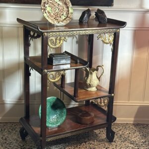 Rare 19th century French solid kingwood 'whatnot'